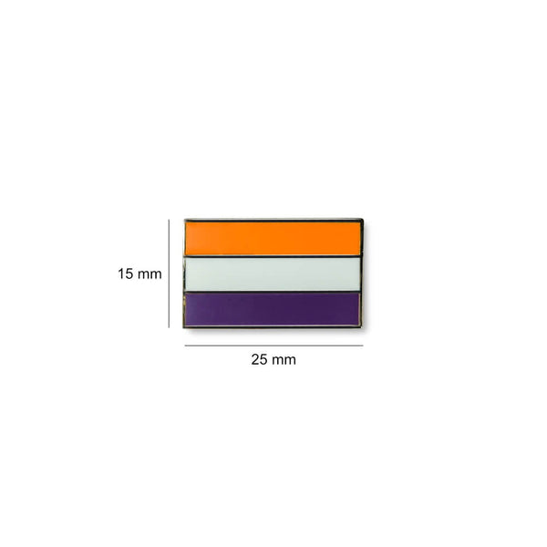 ADHD Flag Lapel Pin