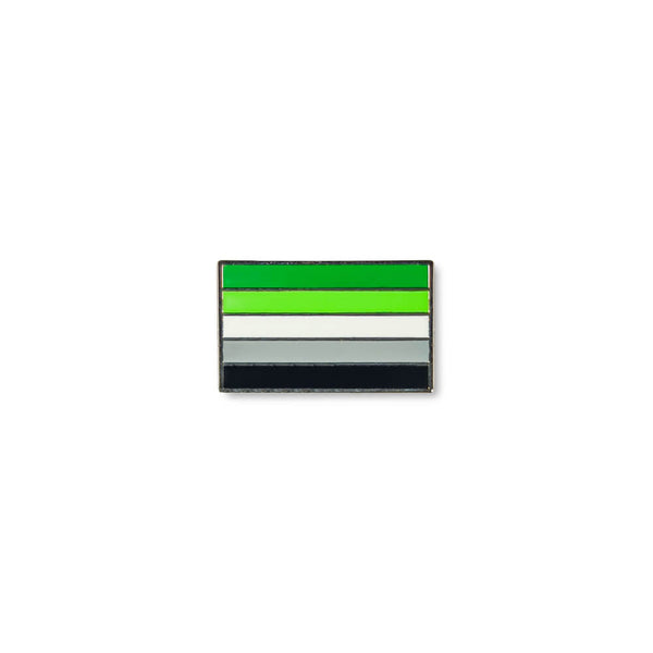 Aromantic Flag Lapel Pin