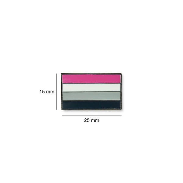 Asexual Flag Lapel Pin