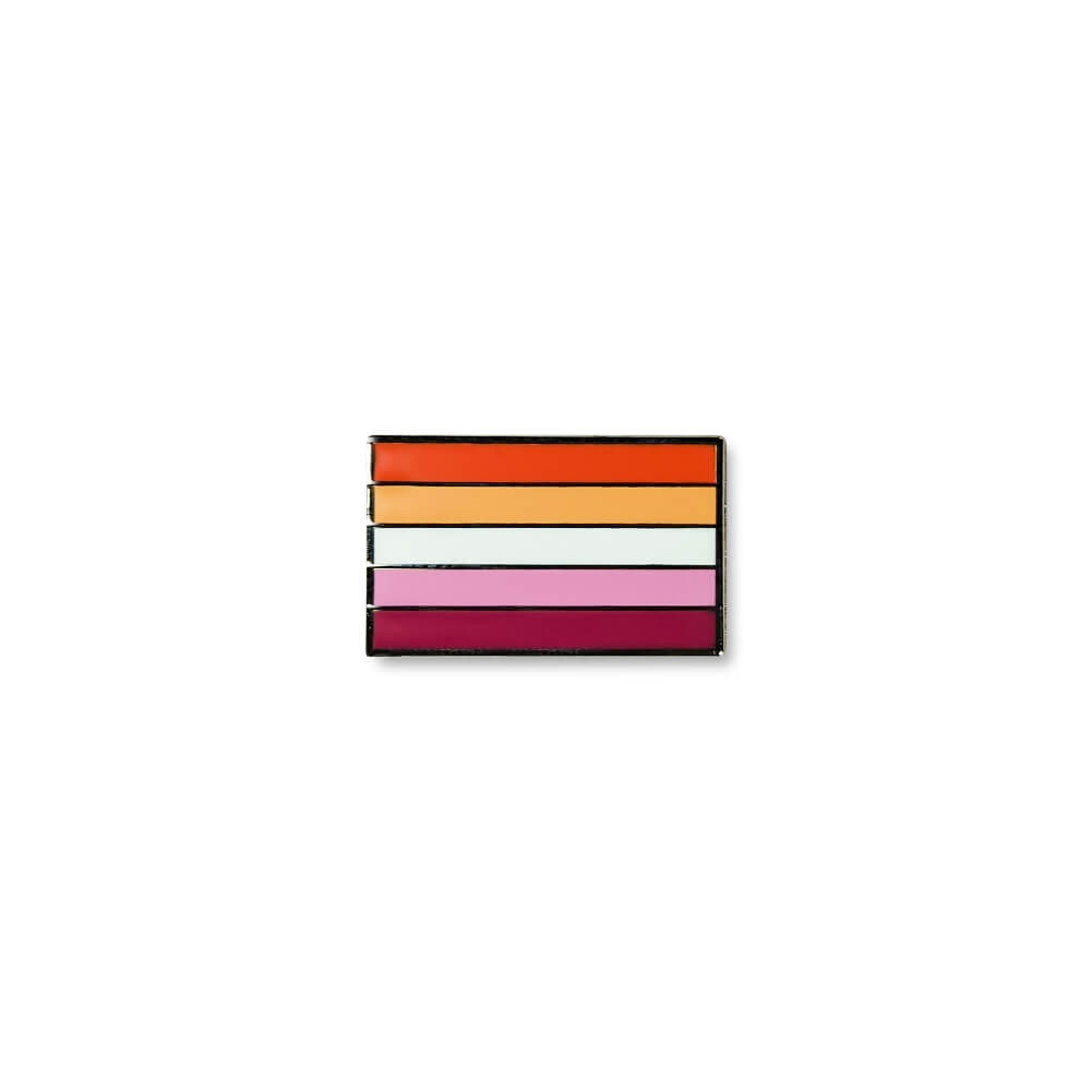 Lesbian Flag Lapel Pin