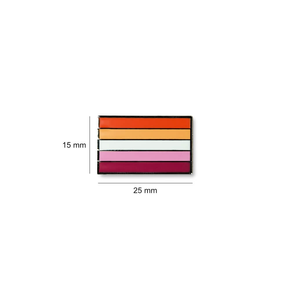 Lesbian Flag Lapel Pin