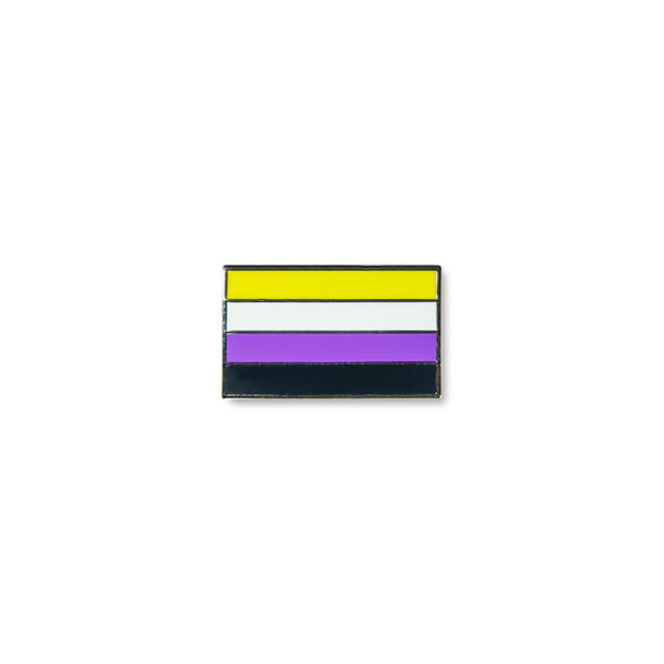 Non-binary Flag Lapel Pin